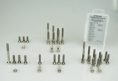 Kit 43 vis moteur titane Scar | FE 250, 350, EXC F 250, 350, EXC F SIX DAYS 250, 350