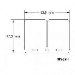 Lamelles de rechange Moto Tassinari marque V-FORCE 3 pour 360262 Sherco SE/SE-R250
