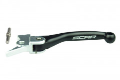 Levier d'embrayage retournable Flex noir Scar | Motocross KTM, GAS GAS, HUSQVARNA