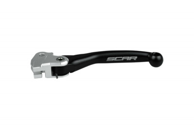 Levier d'embrayage retournable Flex noir Scar | KX 65, 85, 100, 125, 250, KXF 250, RMZ 250, 450