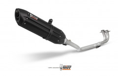 Ligne complète Suono inox silencieux inox noir/carbone Mivv | YAMAHA T-MAX XP 500