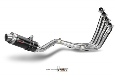 Ligne complète 4x2x1 GP Steel Black Mivv | HONDA CB F 650