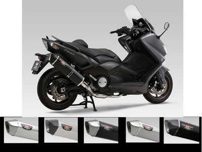 Ligne complète Hepta Force metal magic carbone Yoshimura | YAMAHA T-MAX XP 530
