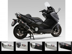 Ligne complète Hepta Force metal magic carbone Yoshimura | YAMAHA T-MAX XP 530