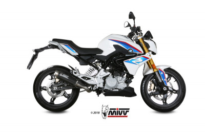 Ligne complète GP Pro Inox silencieux carbone Mivv | BMW G R 310