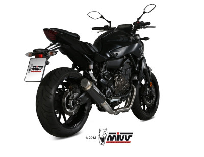 Ligne complète GP Pro inox silencieux carbone Mivv | YAMAHA MT-07 700, YAMAHA MT-07 ABS 700