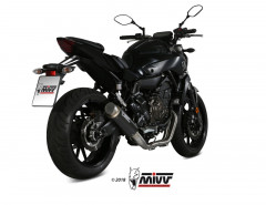 Ligne complète GP Pro inox silencieux carbone Mivv | YAMAHA MT-07 700, YAMAHA MT-07 ABS 700