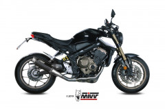 Ligne complète GP Pro Inox silencieux inox noir brossé Mivv | Moto HONDA
