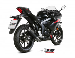 Ligne complète GP Pro Steel noir Mivv | Moto SUZUKI