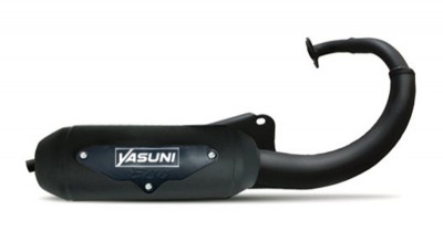 Ligne complète Eco Acier noir YASUNI | Scooter MBK, YAMAHA, APRILIA, ITALJET