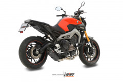 Ligne complète Suono inox silencieux inox noir/carbone Mivv | Moto YAMAHA