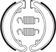 Mâchoires de frein organique marque Tecnium : BA024 | Quad, Moto HONDA