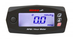 Compteur d'heure + compte tour Mini Style universel KOSO