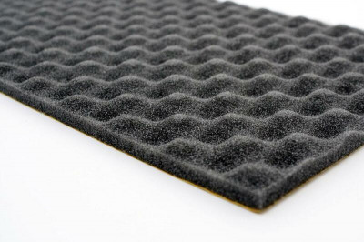 Mousse de garde boue 200x1000mm 2 pièces noir Twin air