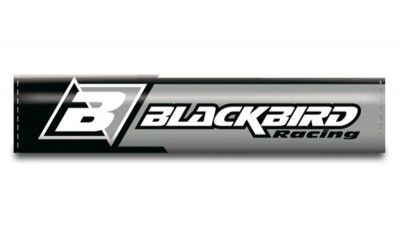 Mousse de guidon avec barre grise L245mm Blackbird