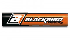 Mousse de guidon avec barre orange L245mm Blackbird