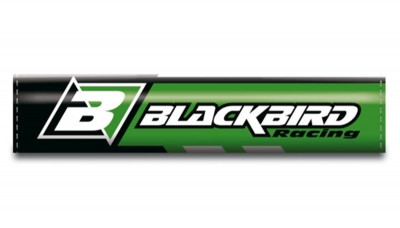 Mousse de guidon avec barre vert L245mm Blackbird