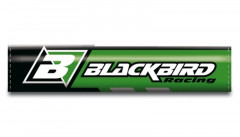 Mousse de guidon avec barre vert L245mm Blackbird