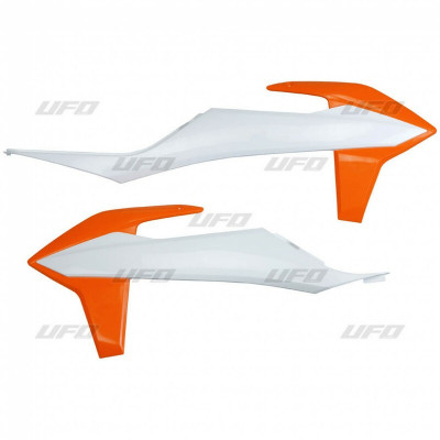 Ouies de radiateur orange/blanc Ufo | Motocross, Moto KTM, YAMAHA
