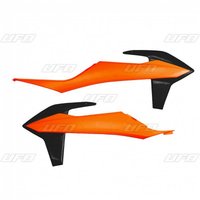 Ouies de radiateur couleur origine orange/noir Ufo | Motocross, Moto KTM, YAMAHA