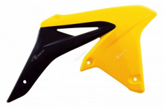 Ouïe de radiateur couleur origine jaune/noir Racetech | SUZUKI RMZ 250