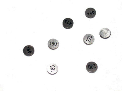 Pastilles de soupape Ø7,48x1,55 mm (x5) Hotcams | Moto, Quad, Scooter, Motocross, Maxiscooter