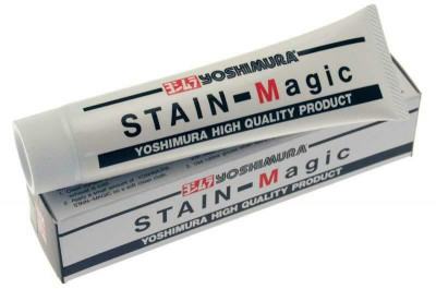 Pâte à polir inox alu et chrome Stain Magic 120g Yoshimura