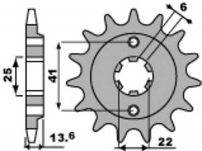 Pignon 15 dents standard 293 - 525 Pbr | Motocross, Moto HONDA, HUSQVARNA