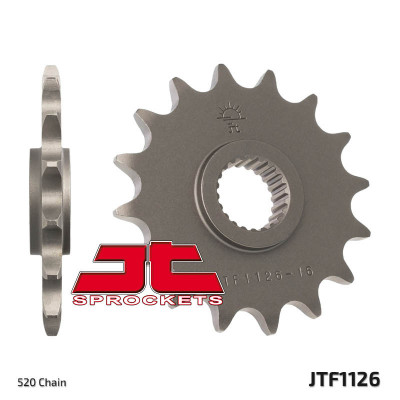 Pignon 16 dents standard 1126 - 520 JT Sprockets | MOTO 6.5 STARK 650, PEGASO 650, TUAREG WIND 350