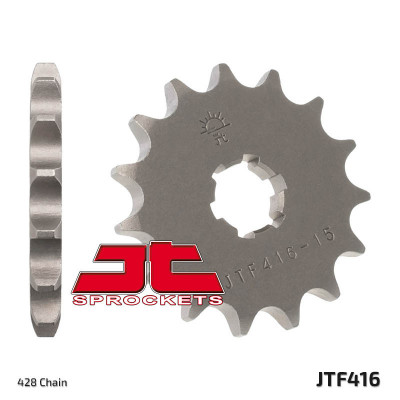 Pignon 13 dents standard 416 - 428 JT Sprockets | Motocross, Moto, Trial KAWASAKI, SUZUKI, YAMAHA