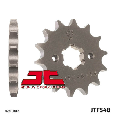 Pignon 13 dents standard 548 - 428 JT Sprockets | Motocross, Moto, Trial YAMAHA, BETA, RIEJU
