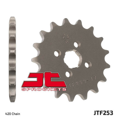 Pignon 13 dents standard 253 - 420 JT Sprockets | HONDA, KAWASAKI, KTM, SUZUKI, YAMAHA, SHERCO HRD