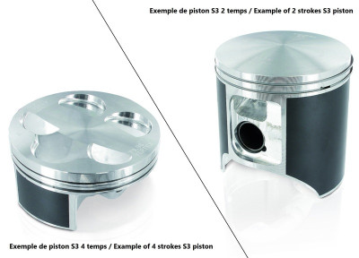 Piston coulé Ø71,47mm marque S3 | Compatible avec Trial modèle BETA EVO 250