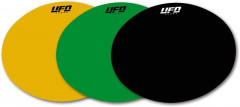 Planche adhésive ovale jaune Ufo