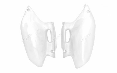 Plaques latérales blanc Racetech | WRF 400, WRF 426, YZ 250, YZ 400, YZF 426