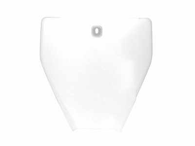 Plaque avant blanc Racetech | TC 85, TC BIG WHEELS 19/16 85, TC STD WHEELS 17/14 85