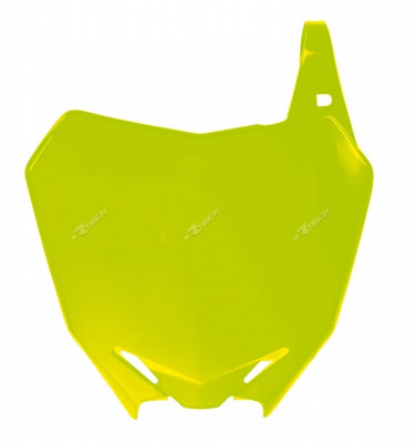 Plaque avant jaune fluo Racetech | SUZUKI RMZ 250, SUZUKI RMZ 450