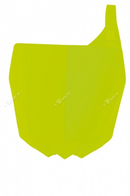 Plaque avant jaune fluo Racetech | YAMAHA YZ 250, YAMAHA YZF 450