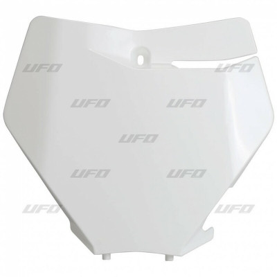 Plaque numéro frontale blanc Ufo | Motocross, Moto KTM