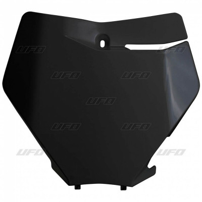 Plaque numéro frontale noir Ufo | Motocross KTM