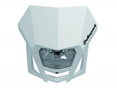 Plaque phare LMX blanc Polisport