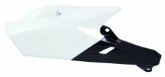 Plaques latérales blanc/noir Racetech | WRF 250, WRF 450, YZ 250, YZF 450