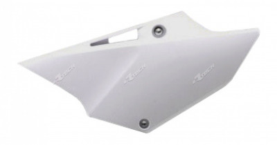 Plaques latérales blanc restylé Racetech | YAMAHA TTR 125, YAMAHA YZ 125, YAMAHA YZ 250