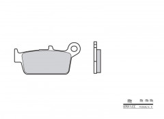 Plaquettes de frein Brembo 07011CC en carbone céramique | HONDA, KYMCO