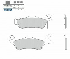 Plaquettes de frein Brembo 07GR27SX en métal fritté | Quad CAN-AM