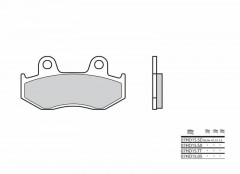 Plaquettes de frein Brembo 07HO15 SD en métal fritté | HONDA, YAMAHA