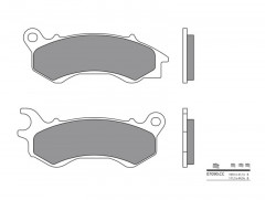 Plaquettes de frein en carbone céramique Brembo 07090CC | HONDA, PEUGEOT