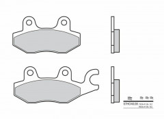 Plaquettes de frein en carbone céramique Brembo 07HO4008 | HONDA, ITALJET