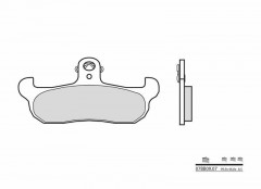 Plaquettes de frein en carbone céramique marque Brembo 07BB0907 | Moto, Motocross, Mécaboite