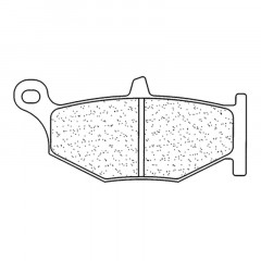 Plaquettes de frein en métal fritté : 1163RX3 de CL Brakes | Moto SUZUKI